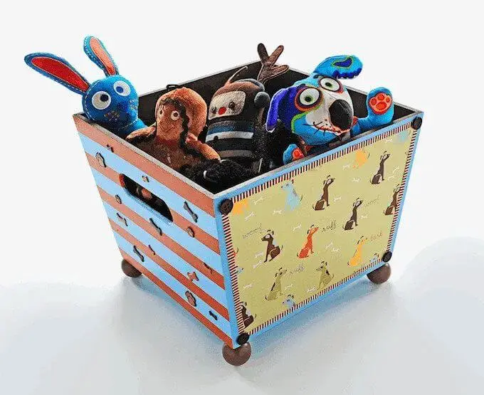 DIY Dog Toy Box