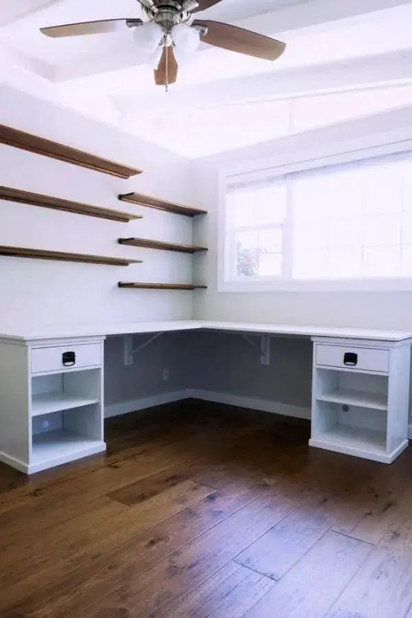 DIY L-Shaped Desk For Home Office