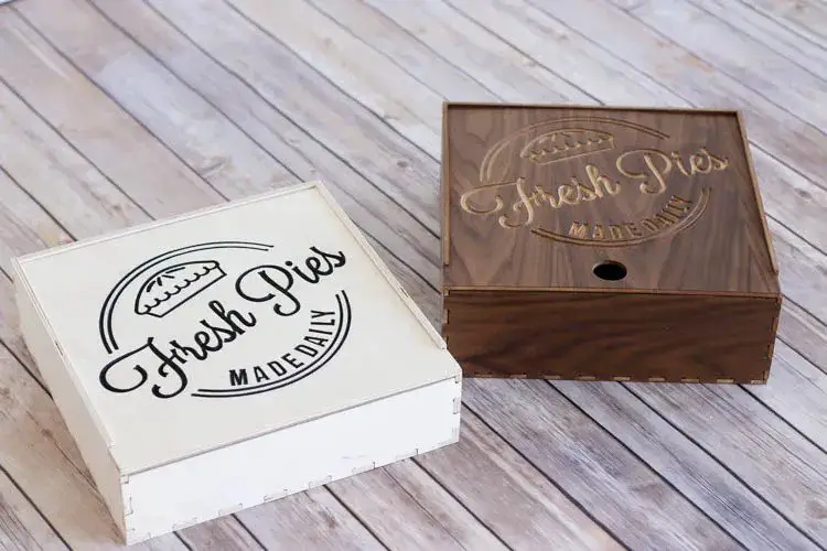 DIY Wooden Pie Boxes