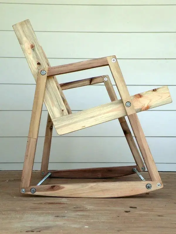 How To Make A Rocking Chair Using Cardboard Tubes