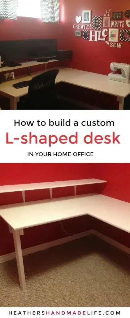 Huge DIY L-Shaped Desk
