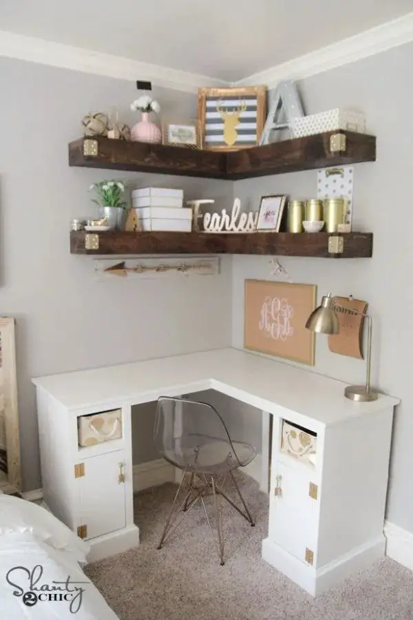 Simple DIY Corner Desk