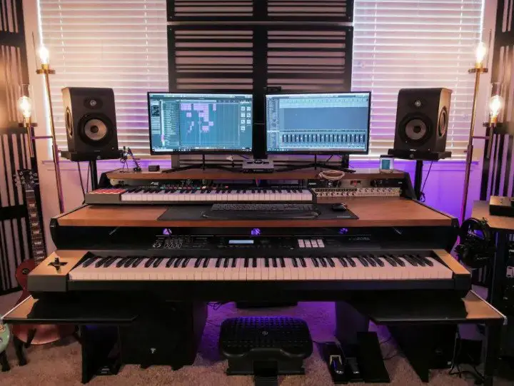 Build A Music Studio Desk Workstation