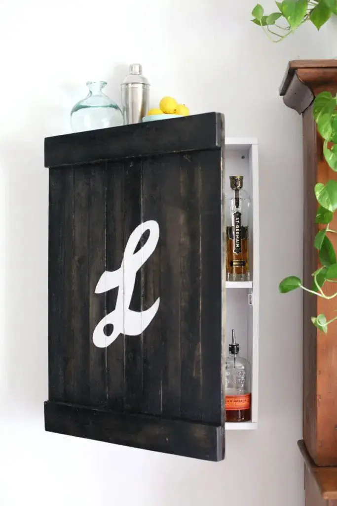 Build A Vintage-Inspired Liquor Cabinet