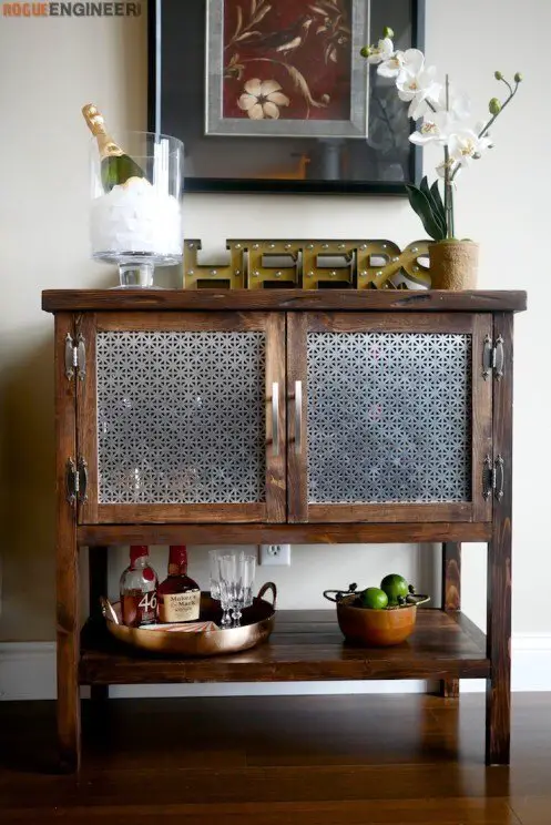 DIY Bar Cabinet By Rogue Engineer