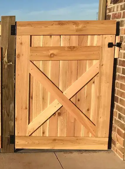 DIY Cedar Wood Gate