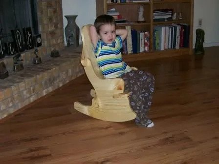 DIY Child Rocking Chair With No Nails Or Screws