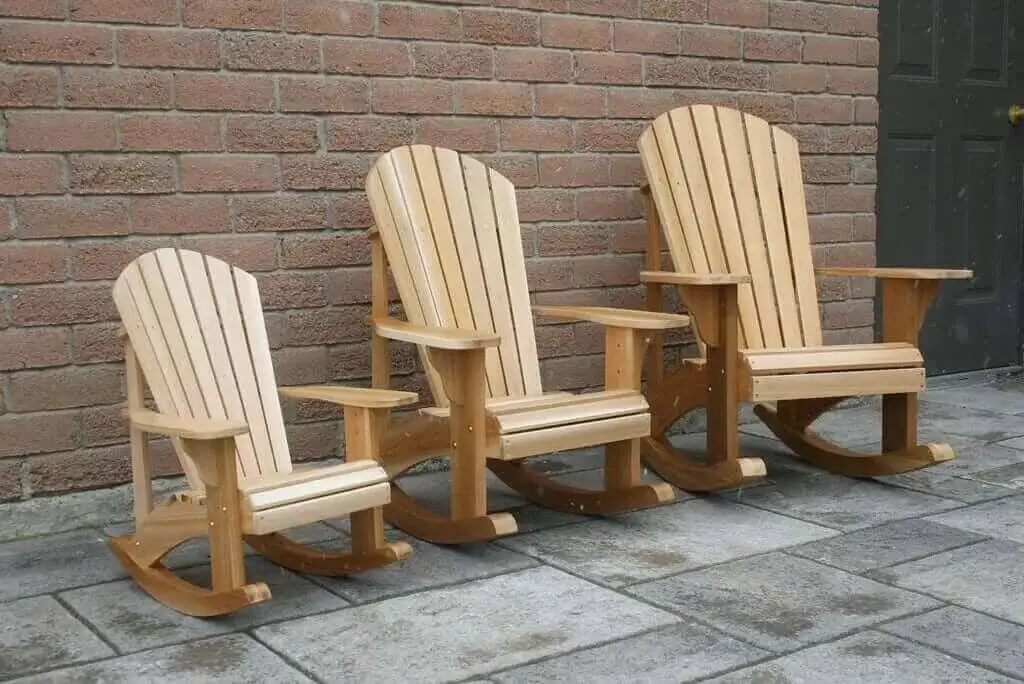 DIY Child Size Adirondack Rocking Chairs
