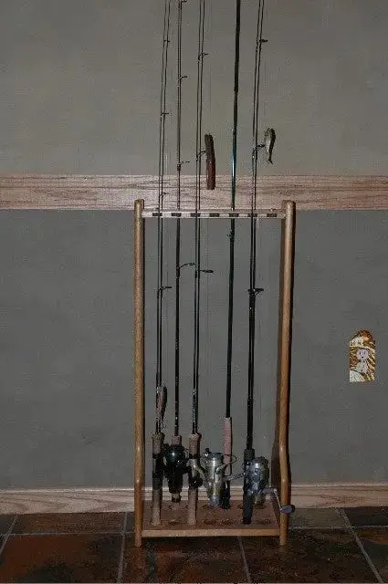 DIY Fishing Rod Rack From Outdoor Life
