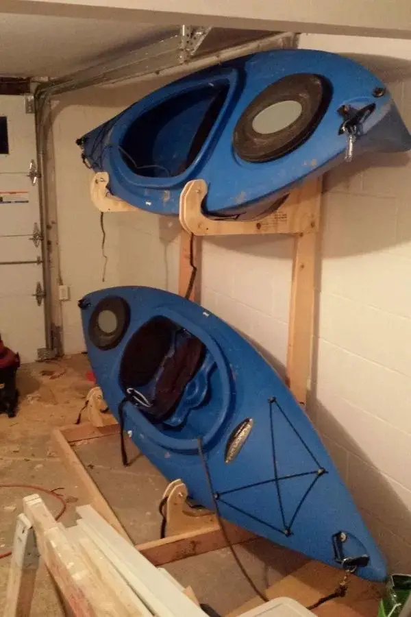 DIY Freestanding Kayak Rack By ZakHoover