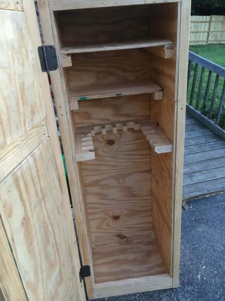 DIY Gun Cabinet From Instructables