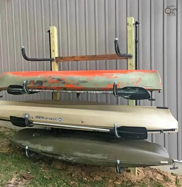 DIY Kayak Rack For Home Storage