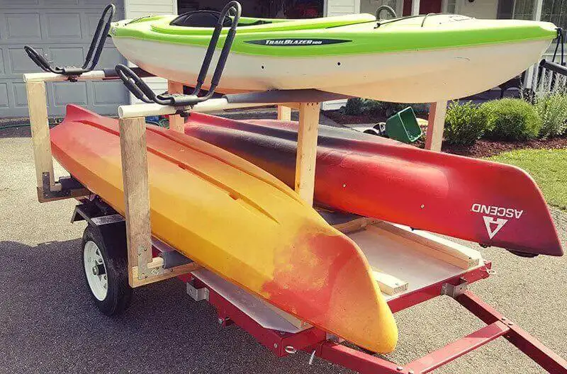 DIY Kayak Rack For Trailer