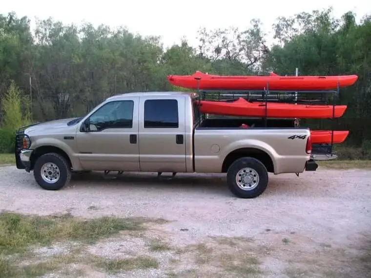 DIY Metal Kayak Rack For Truck Bed