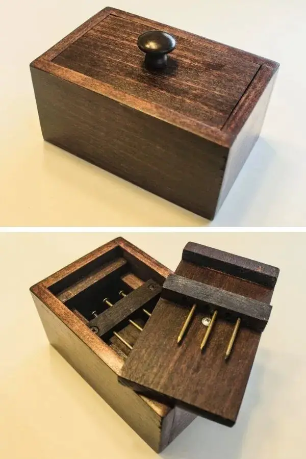 DIY Nail Puzzle Box