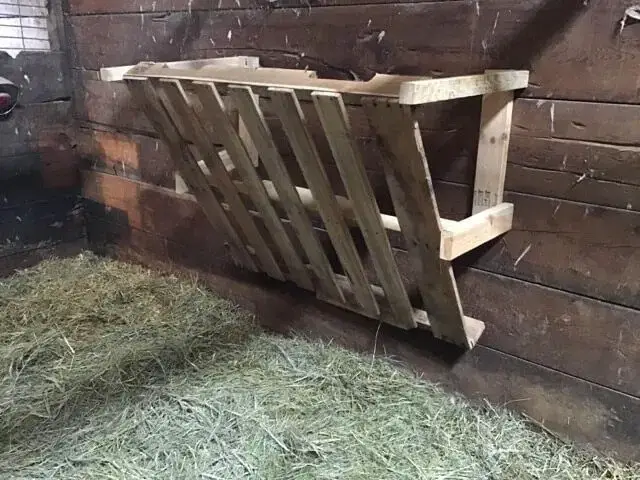 DIY Pallet Goat Feeder
