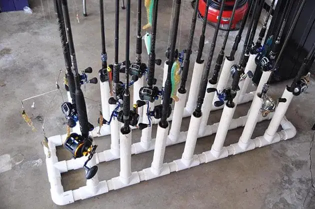 DIY Rod Racks For Garage