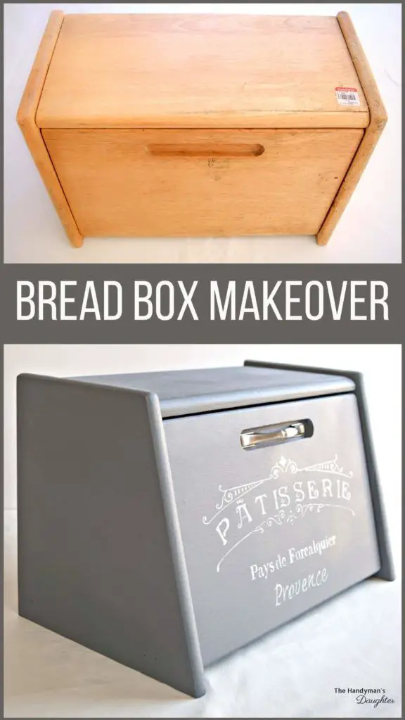 DIY Wood Bread Box Makeover