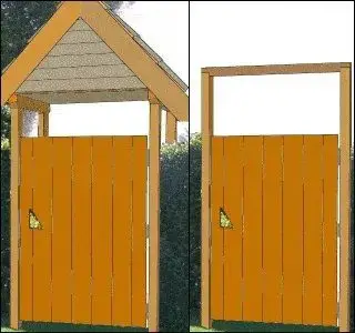 DIY Wooden Garden Gate