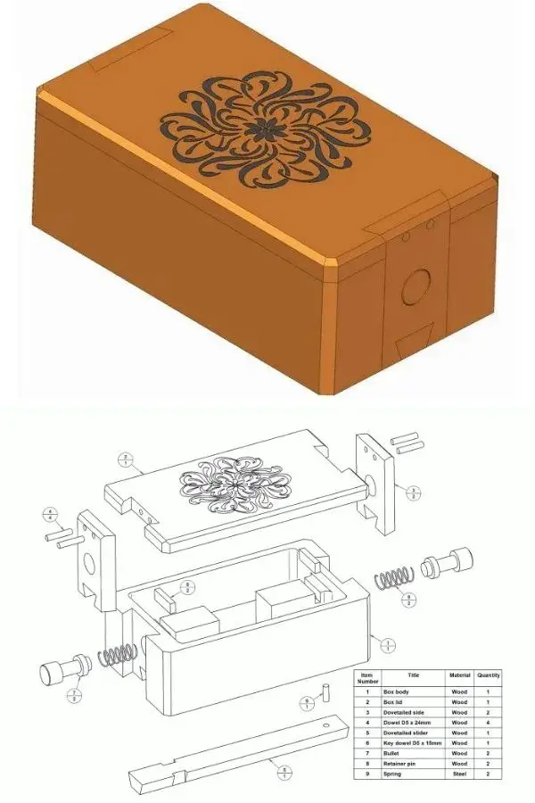 DIY Wooden Puzzle Box Plan From Craftmanspace