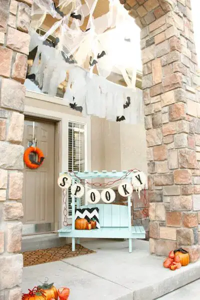 Festive Halloween Porch