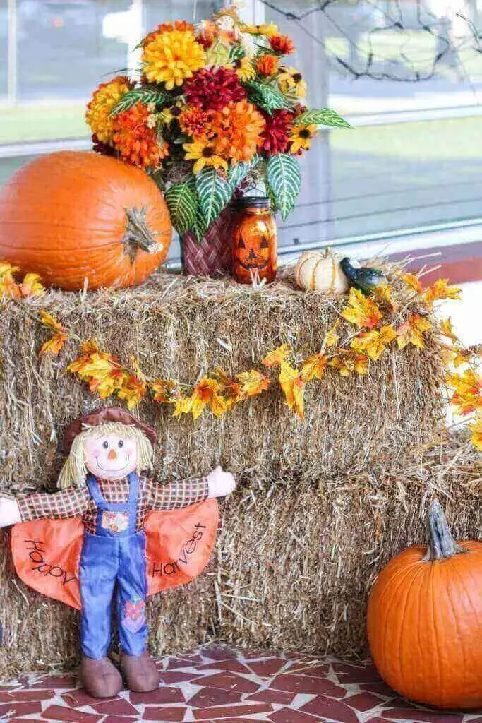 Front Porch Fall Decorations On A Budget