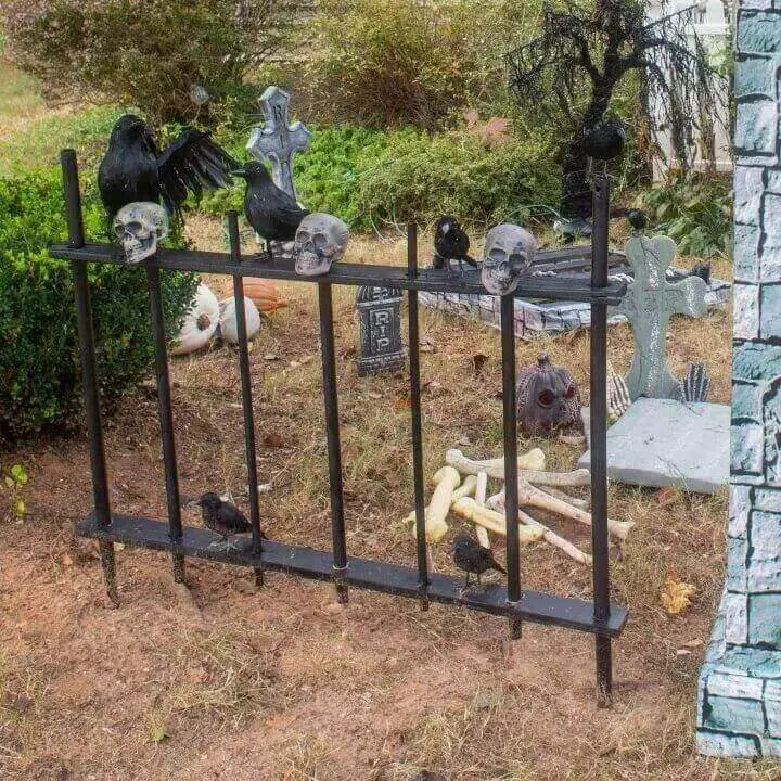 Halloween Cemetery Picket Fenc