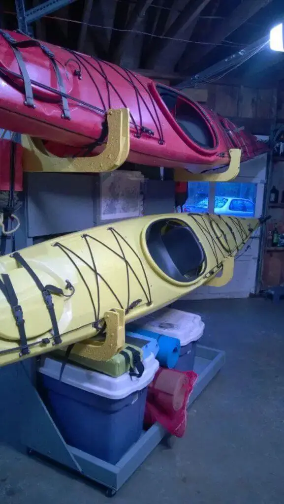 How To Build A Rolling Kayak Storage System