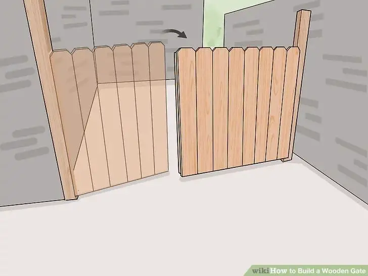 How To Build A Wooden Gate From WikiHow
