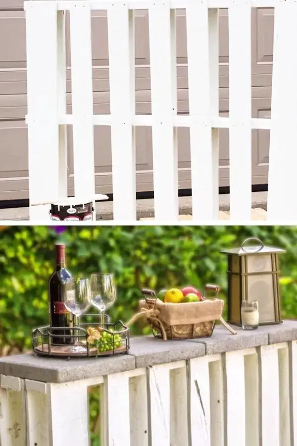 How To Make An Outdoor Pallet Bar From DIY Joy