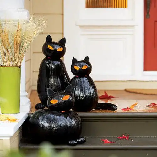 Make Black Cat O’Lanterns