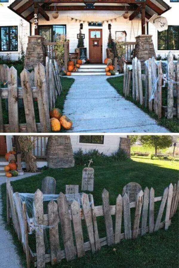 Pallet Cemetery Fence