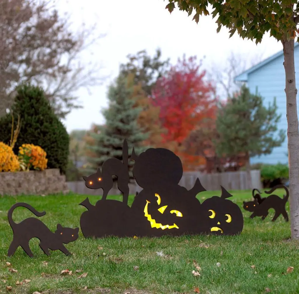 Spooky Outdoor Halloween Silhouettes