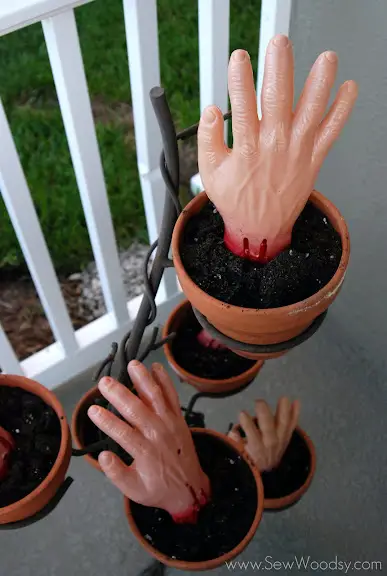 Zombie Planted Hands