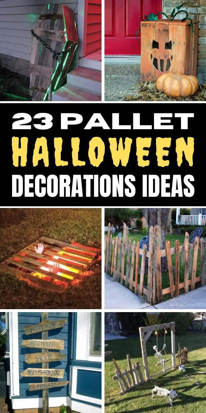 23 Pallet Halloween Decorations Ideas - Handy Keen