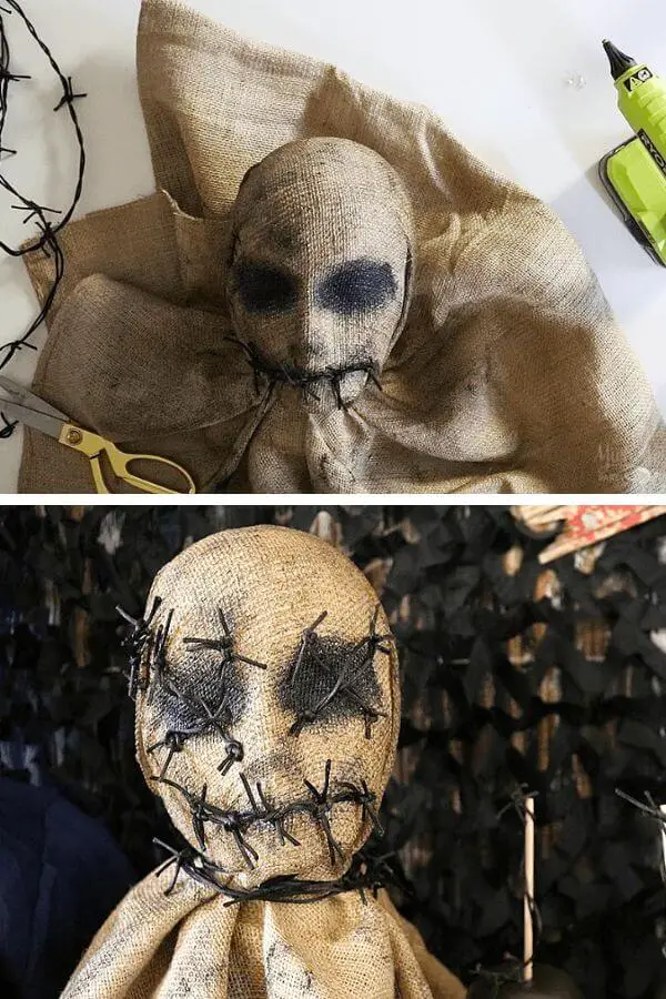 DIY Scarecrow Mask Prop