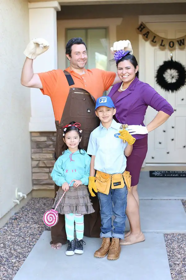 DIY Wreck It Ralph Family Costume