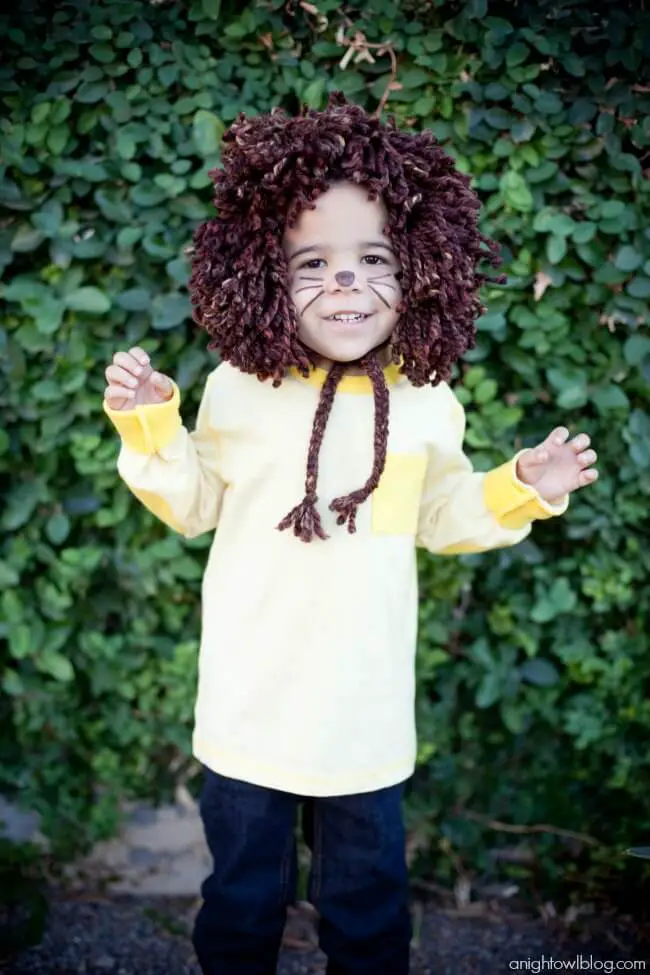 Easy Kids Lion Halloween Costume