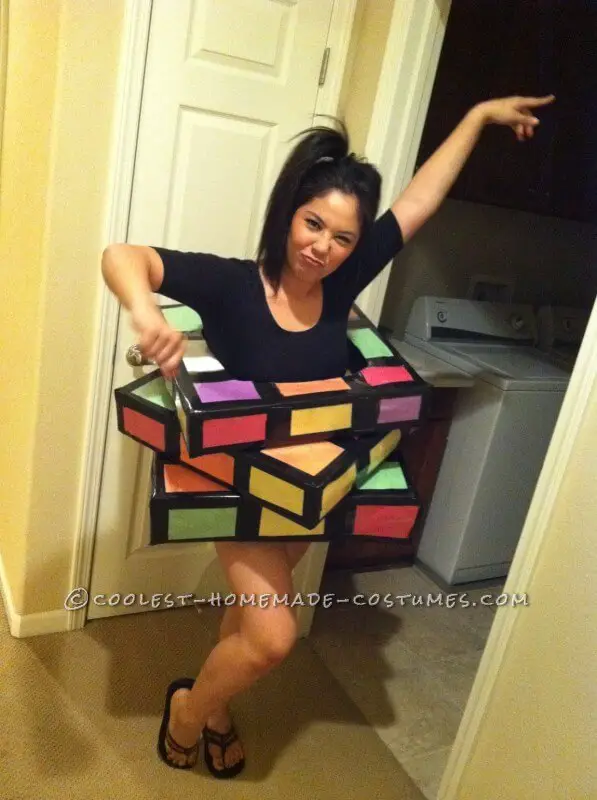 Great Last Minute Rubik’s Cube Costume