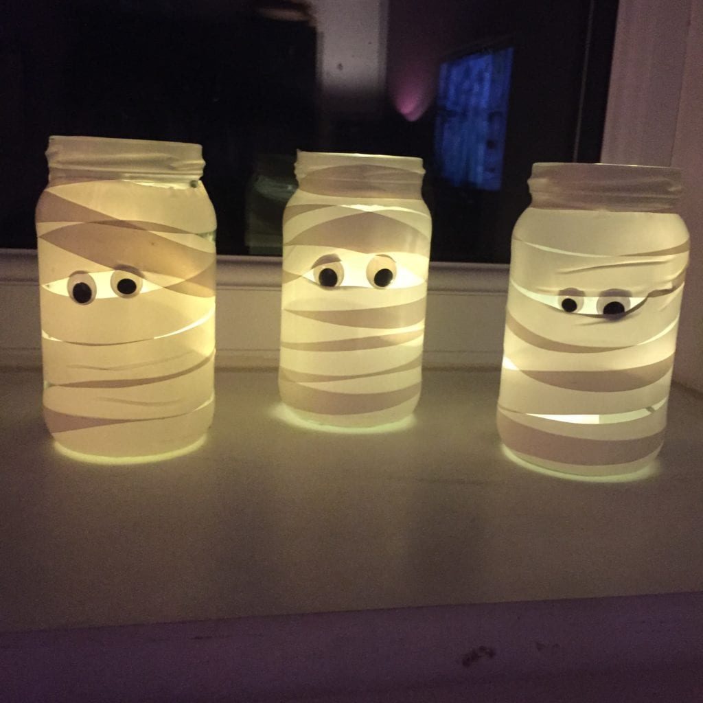 Simple Mummy Jam Jar Laterns
