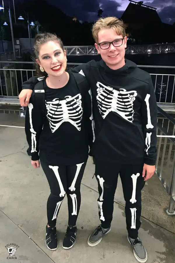 Skeleton Halloween Costumes & Free Cricut SVG Files