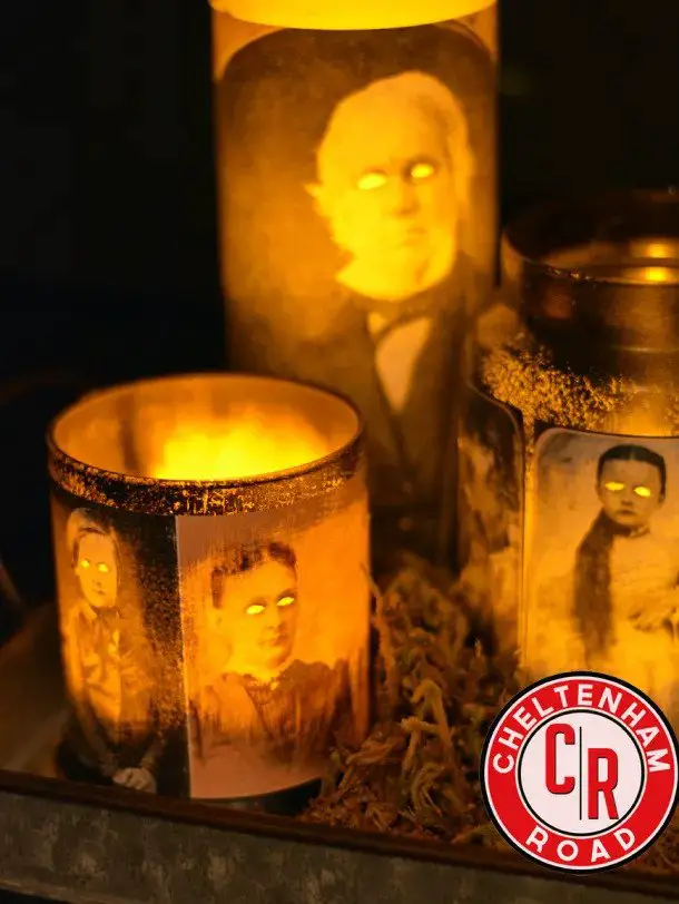 Spooky Halloween Eyes Candle Holders