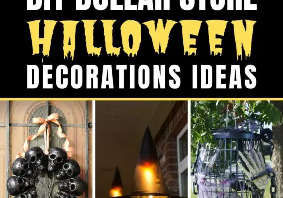 29 DIY Dollar Store Halloween Decorations Ideas