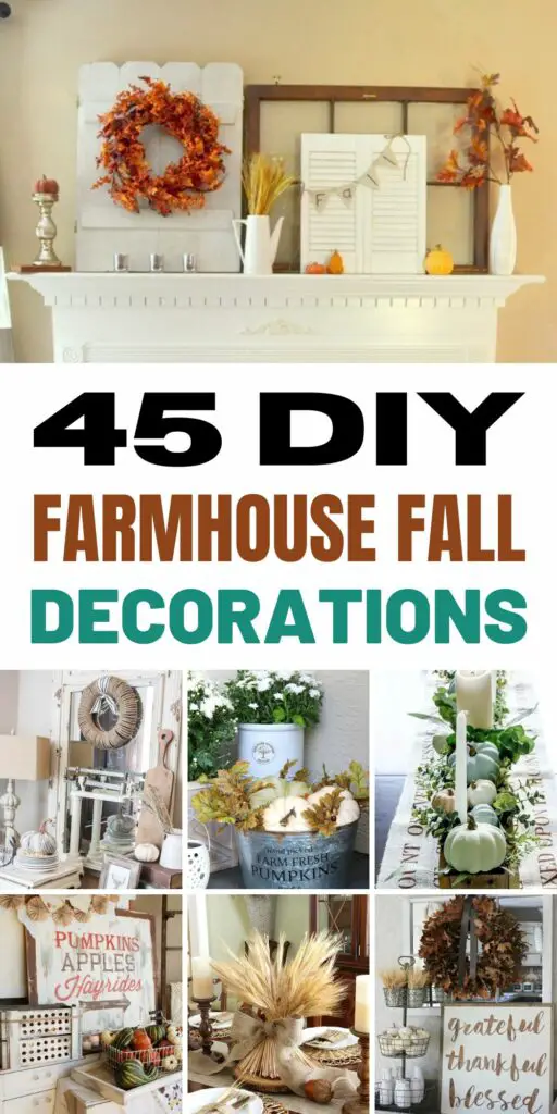 45 DIY Farmhouse Fall Decor Ideas