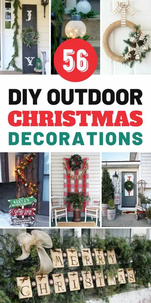 56 Best DIY Outdoor Christmas Decorations