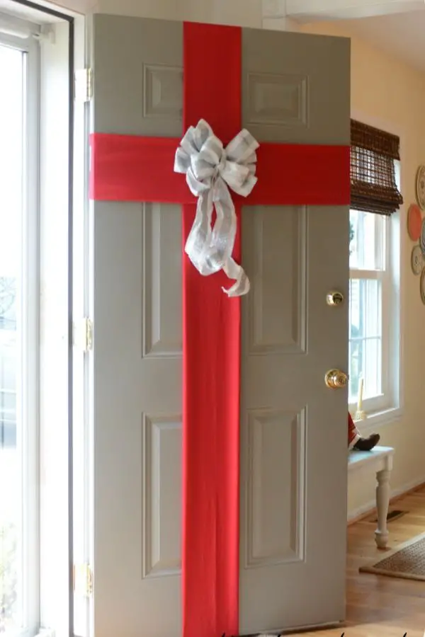 Front Door Gift Wrap