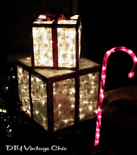 Make Lighted Christmas Presents For Outdoors