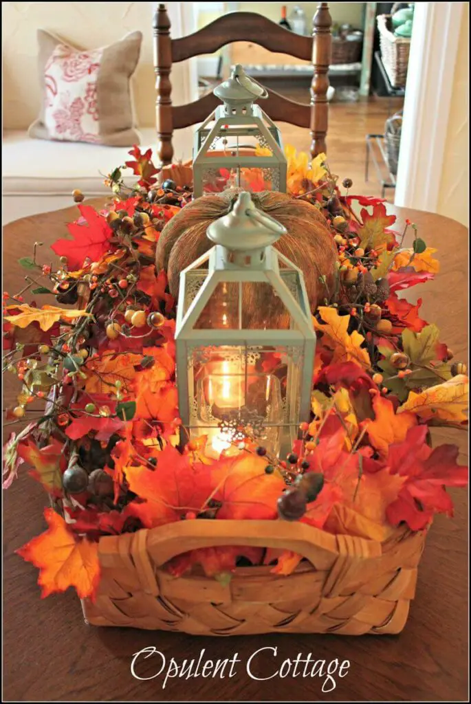 Fall Foliage Basket