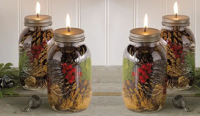Scented Mason Jar Candles