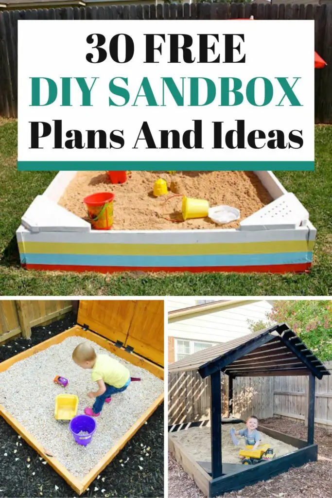 30 DIY Sandbox Plans and Ideas